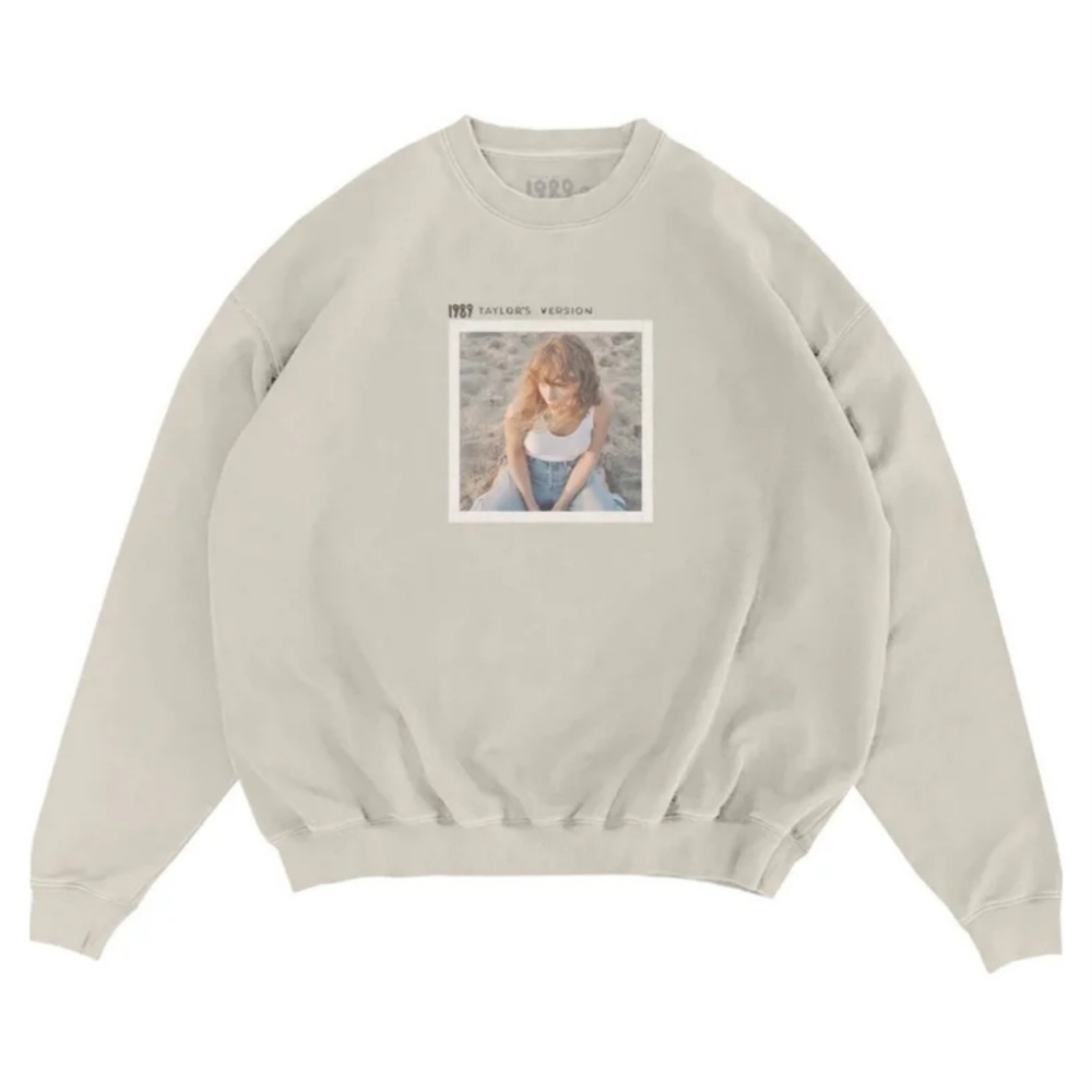 Taylor Swift - 1989 (Taylor's Version) Beige Crewneck - XL